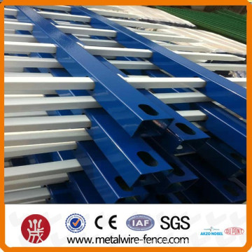 Portable tube galvanized steel temporary vinyl construction fencing